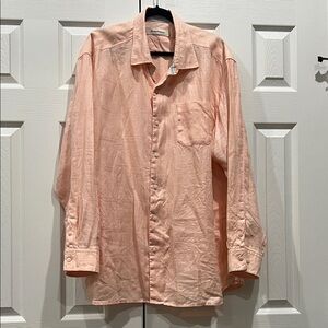 NWOT Tommy Bahama Linen Men's Long Sleeve Button Down Shirt